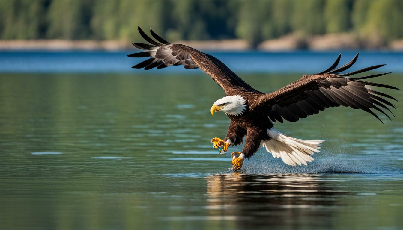 are bald eagles good swimmers