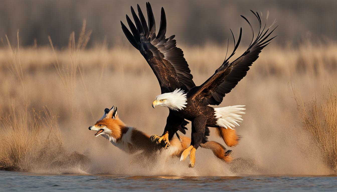 do bald eagles eat foxes