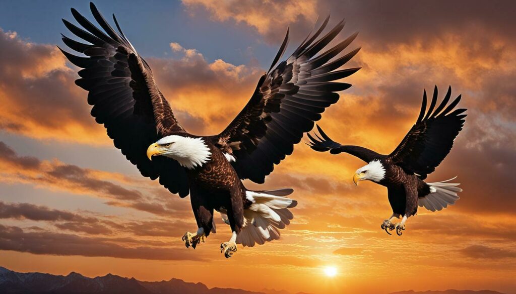 Do bald eagles fight each other