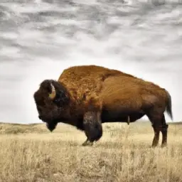 how much land does a bison need