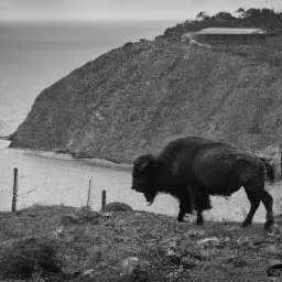 why are there bison on catalina island