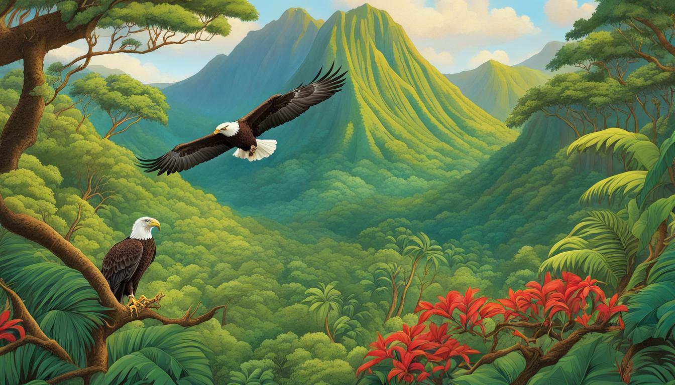 why are there no bald eagles in hawaii