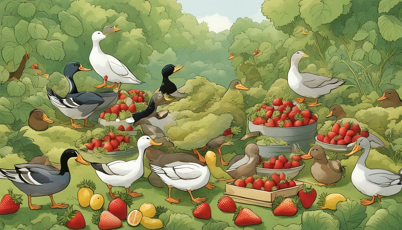 Uncovering the Truth: Do Ducks Eat Strawberries?