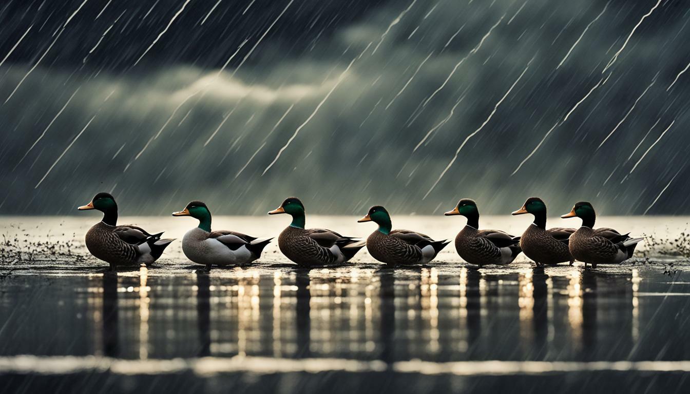 Uncovering the Truth: Do Ducks Like Rain?