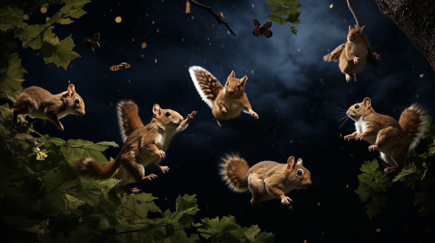 flying squirrel behavior