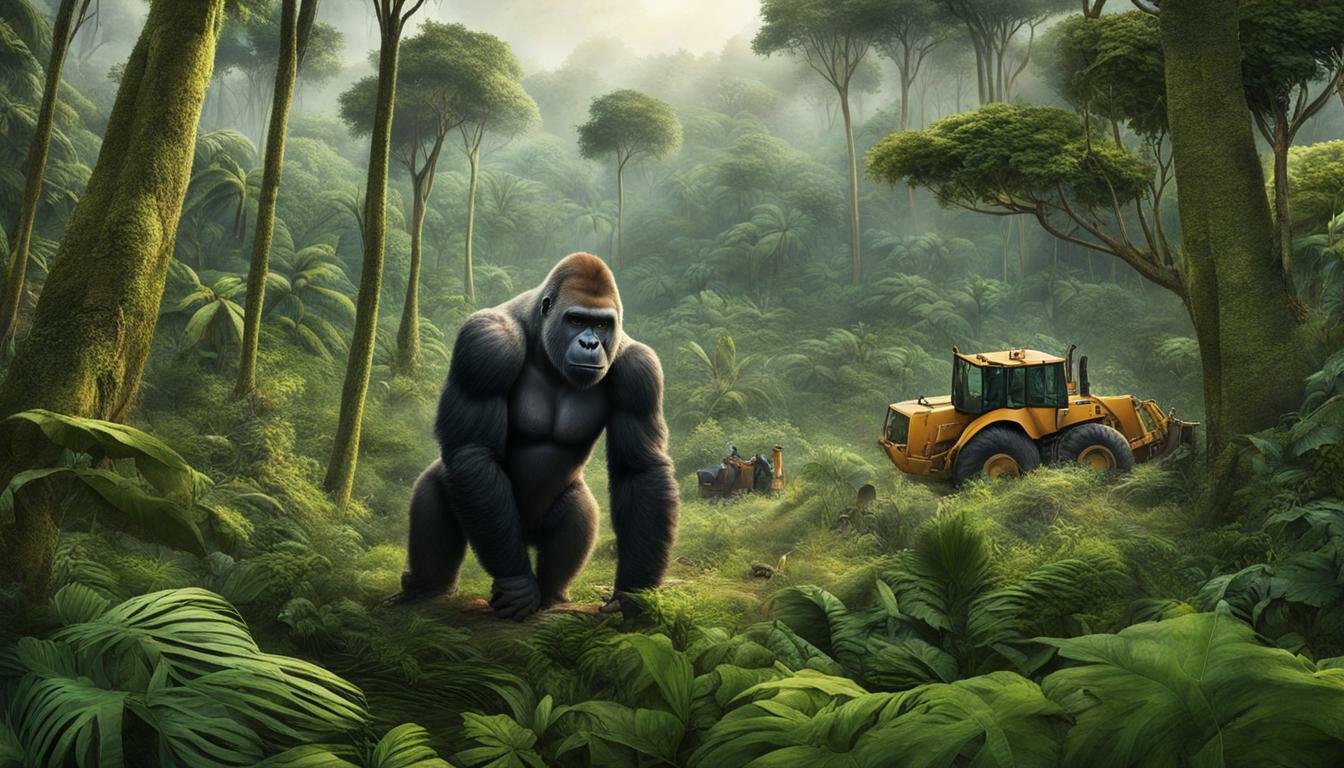 gorilla habitat destruction