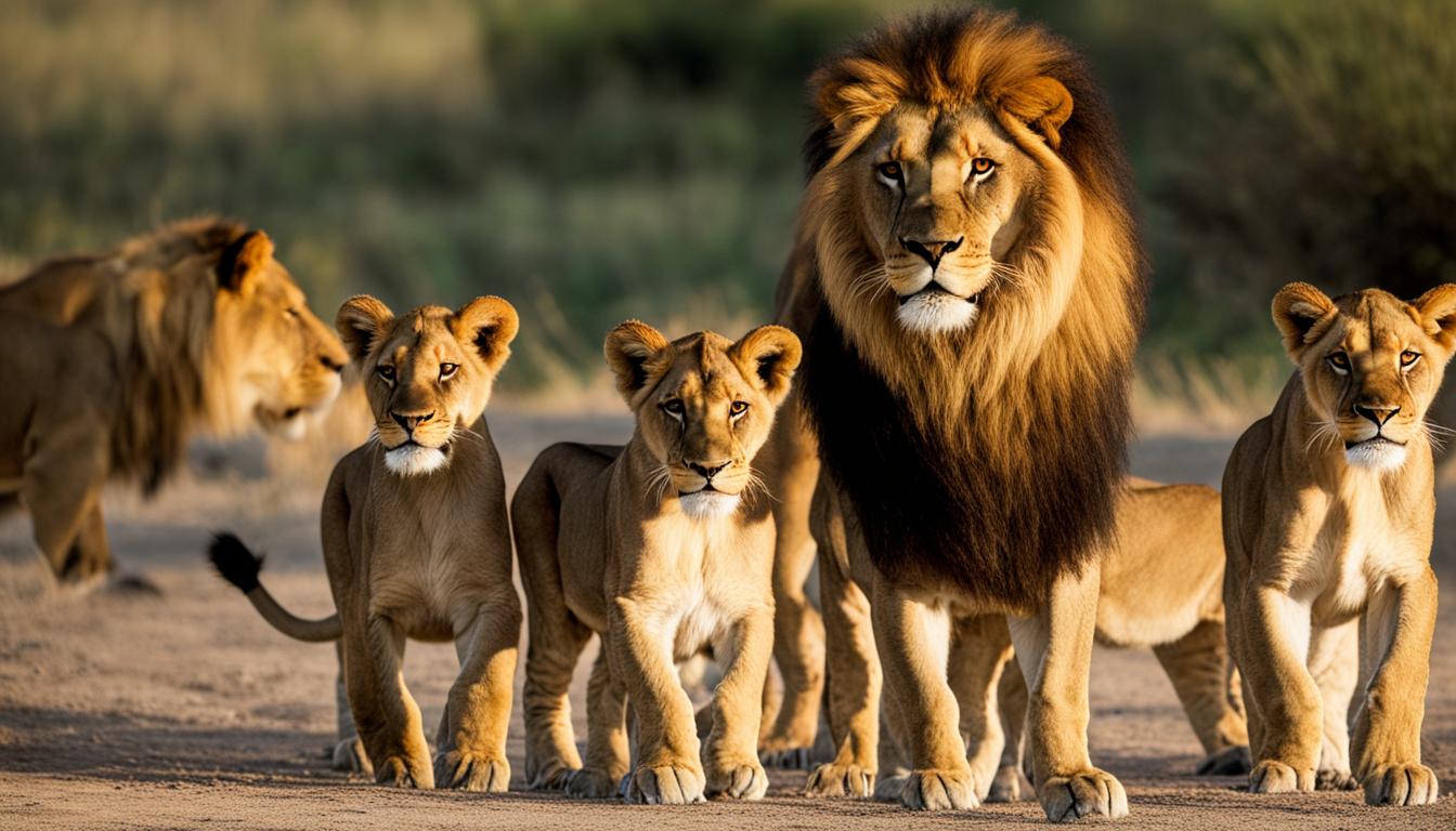 Lion pride