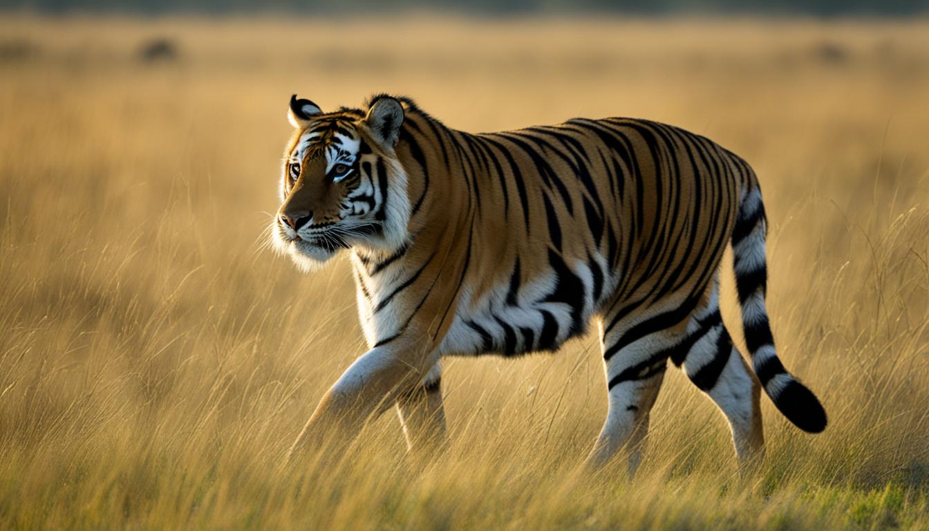 Tiger and prey