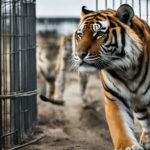 Tiger in captivity
