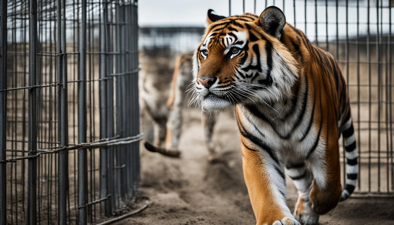 Tiger in captivity