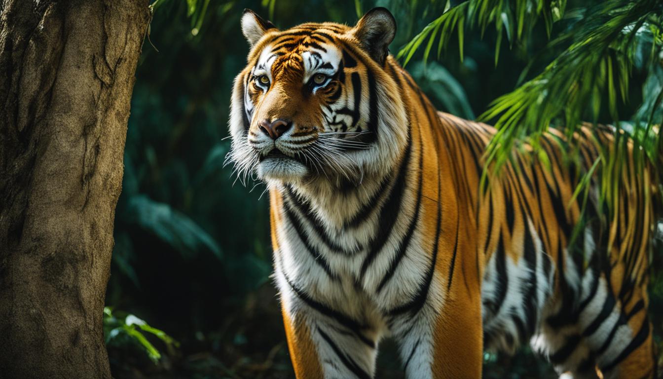 How do tigers establish and defend their territories?