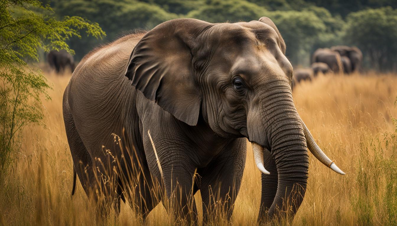 Where can elephants be found in the wild?