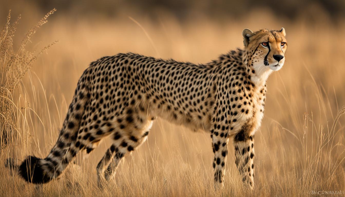How have cheetahs adapted to their environments?