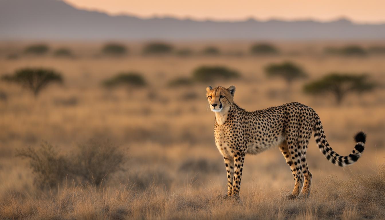 Cheetah and climate change
