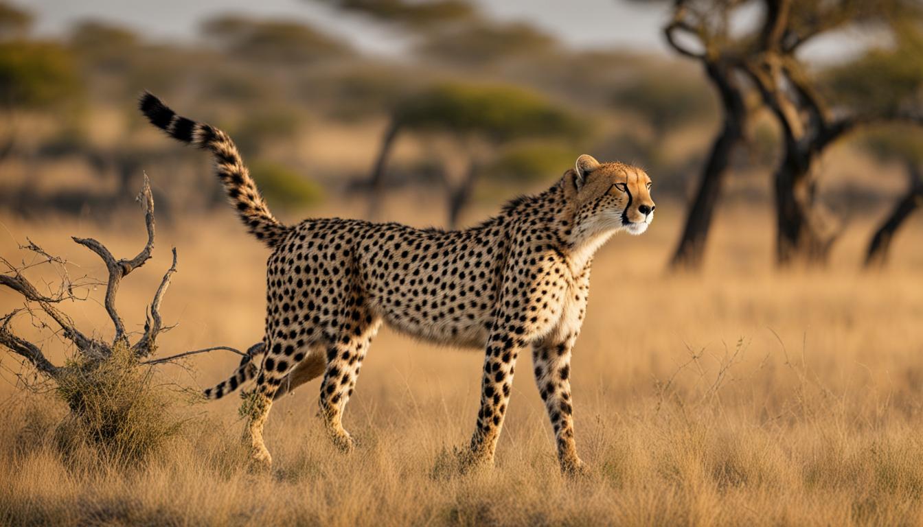 Cheetah climbing ability