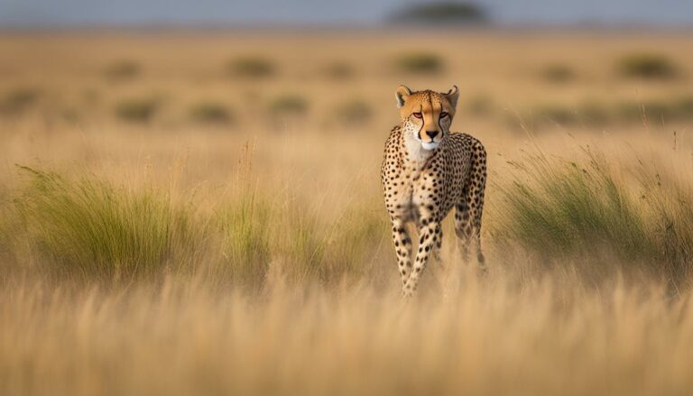 What do cheetahs typically eat, and how do they hunt?