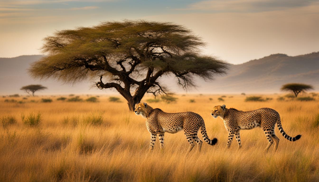 Where can cheetahs be found in the wild?