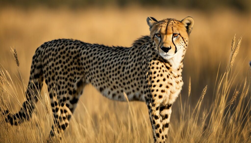 Cheetah in grassland