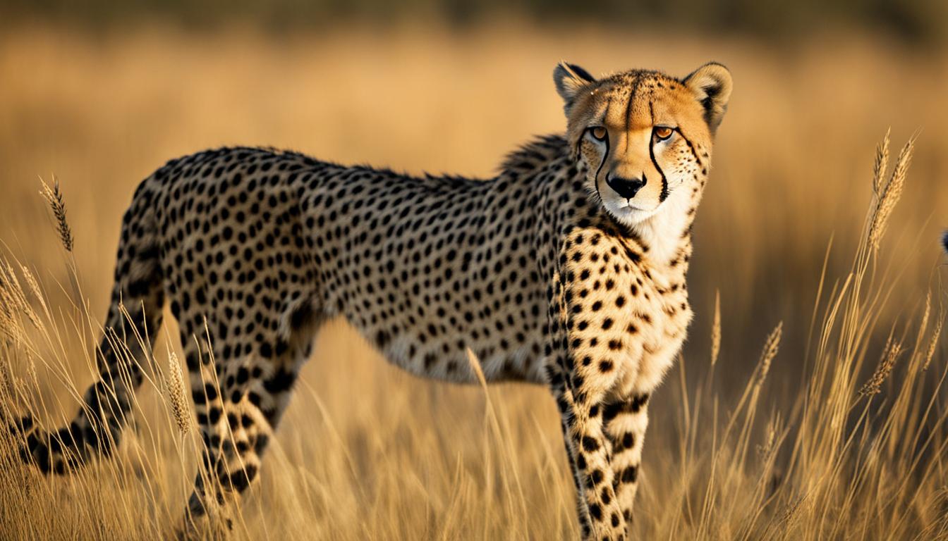 How have cheetahs adapted to their environments?