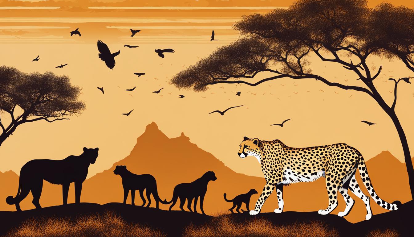 Cheetah population size