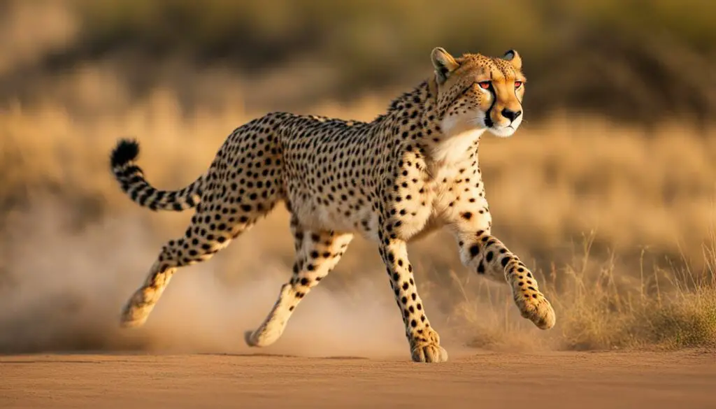 Cheetah running