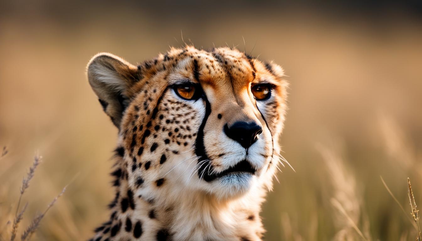 What is the average lifespan of a cheetah in the wild?