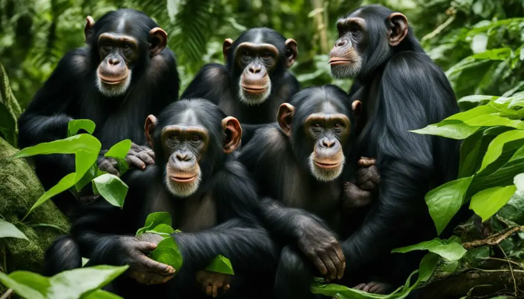 What is the average lifespan of a chimpanzee in the wild?