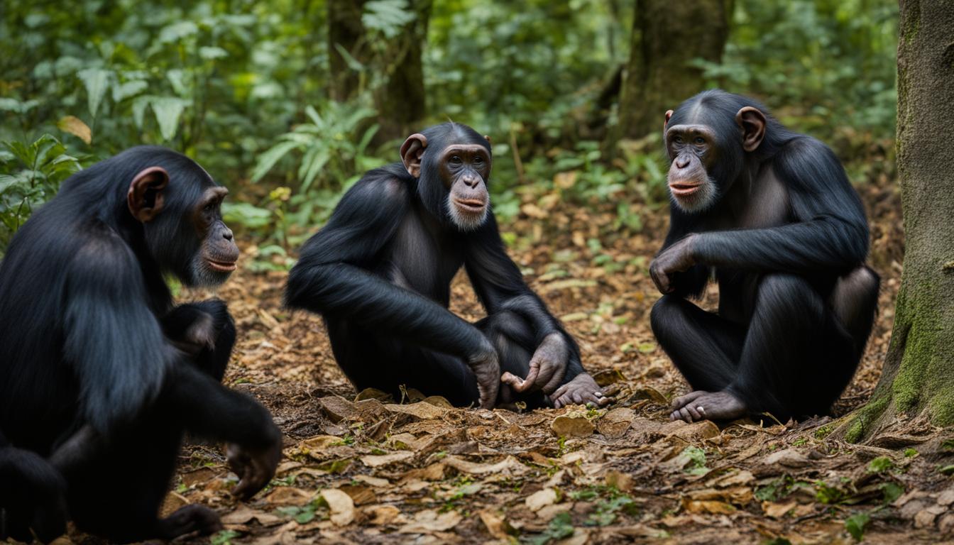 Chimpanzee social hierarchy