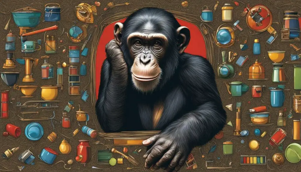 What sounds and communication methods do chimpanzees use?