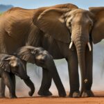 How have elephants adapted to their environments?