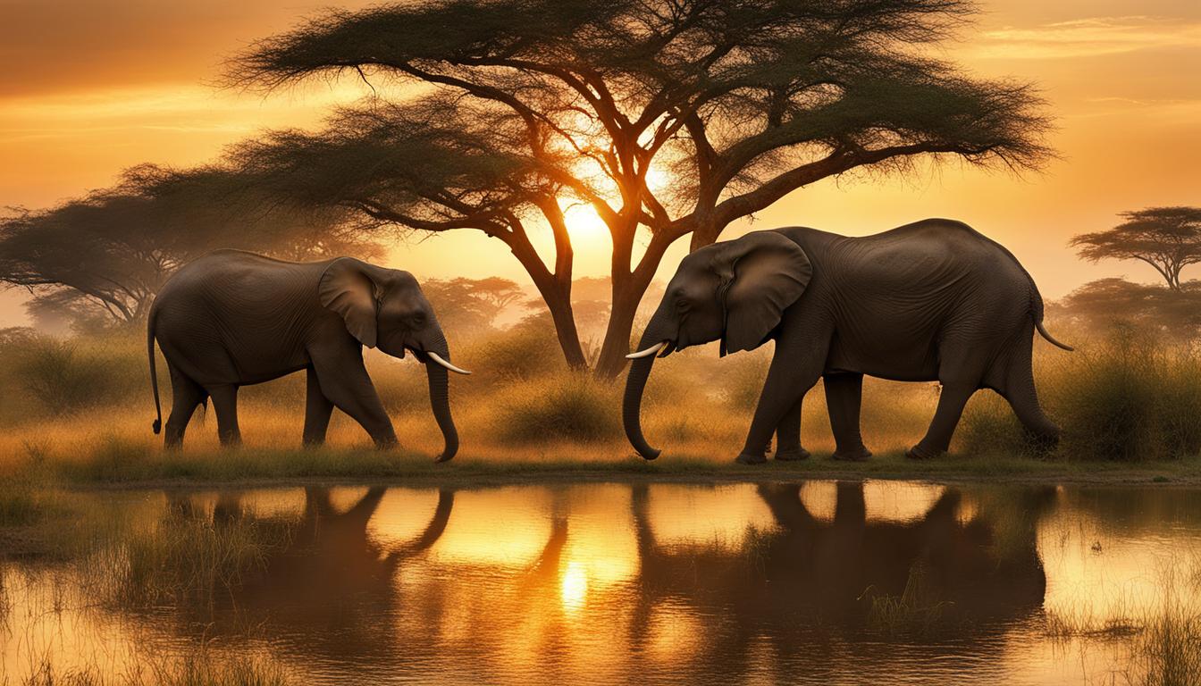 Where can elephants be found in the wild?