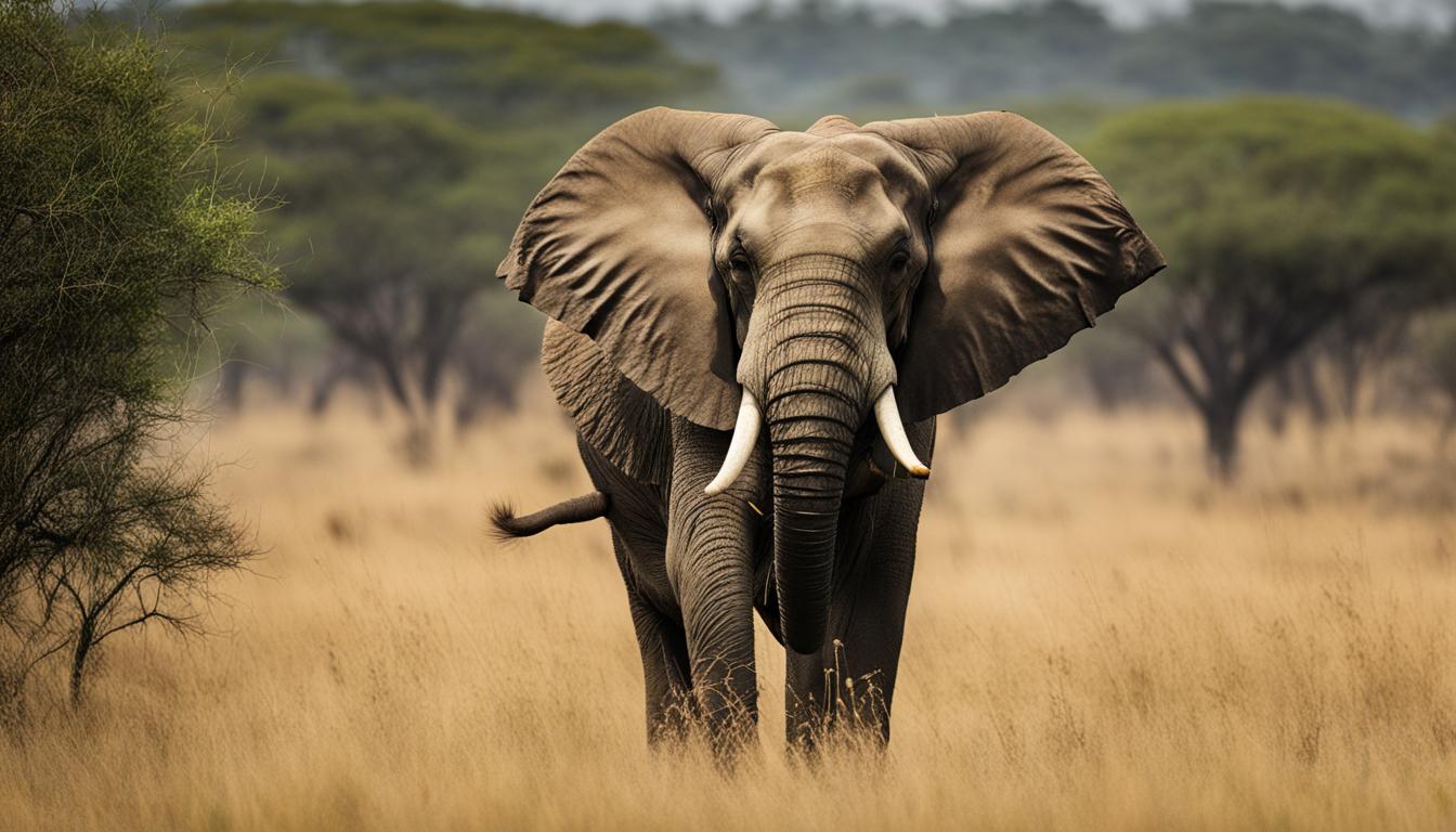 How have elephants adapted to their environments?