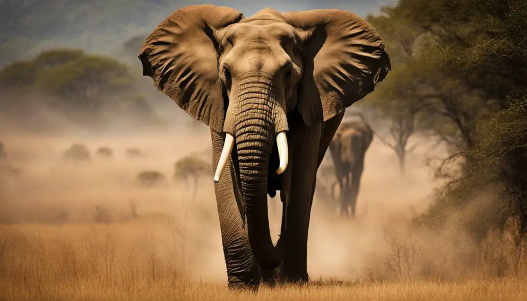 What is the average lifespan of an elephant in the wild?