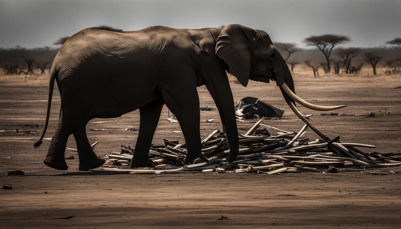 What is the impact of poaching on elephant populations?