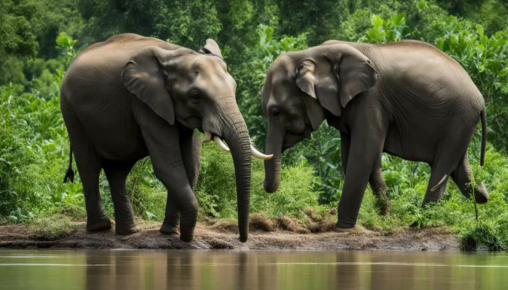 What are the primary threats facing wild elephant populations?