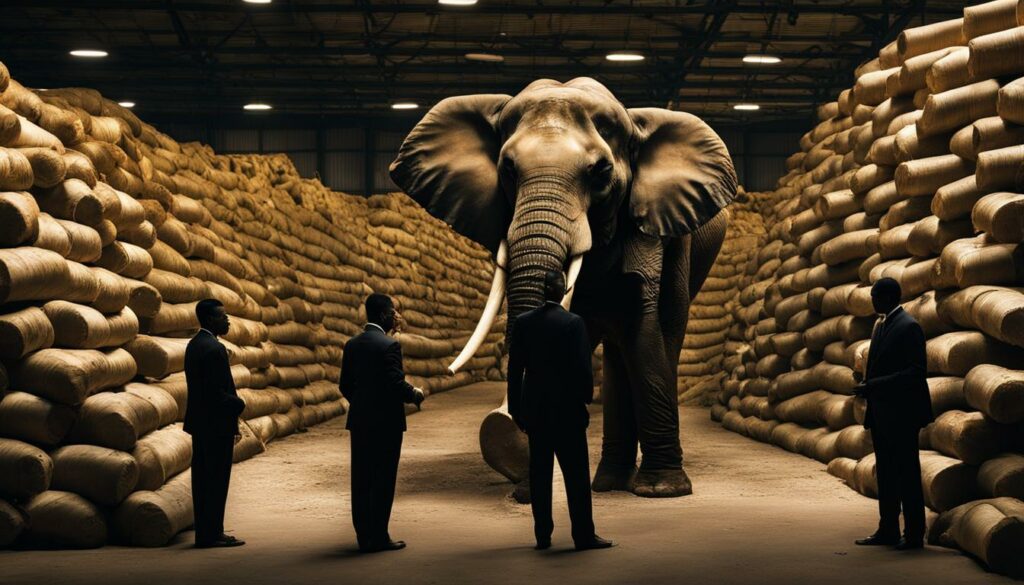 Elephant tusk trade