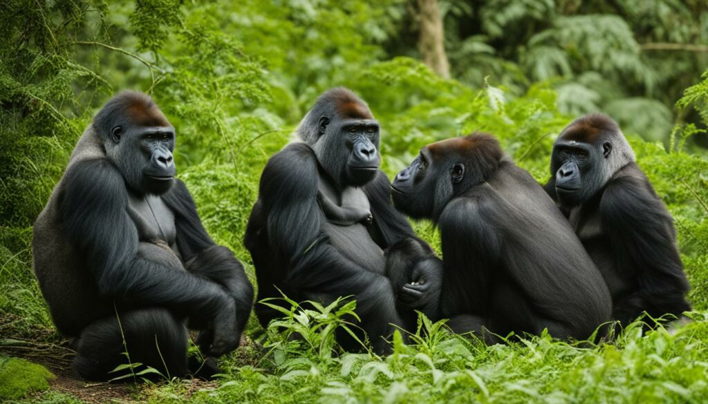 Female gorillas