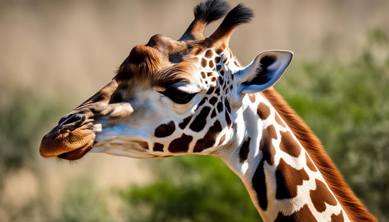 What is the average lifespan of a giraffe in the wild?