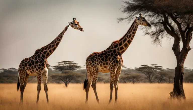 How long can a giraffe's neck grow, and why is it so long?