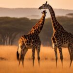 How do giraffes reproduce, and what is their reproduction cycle?