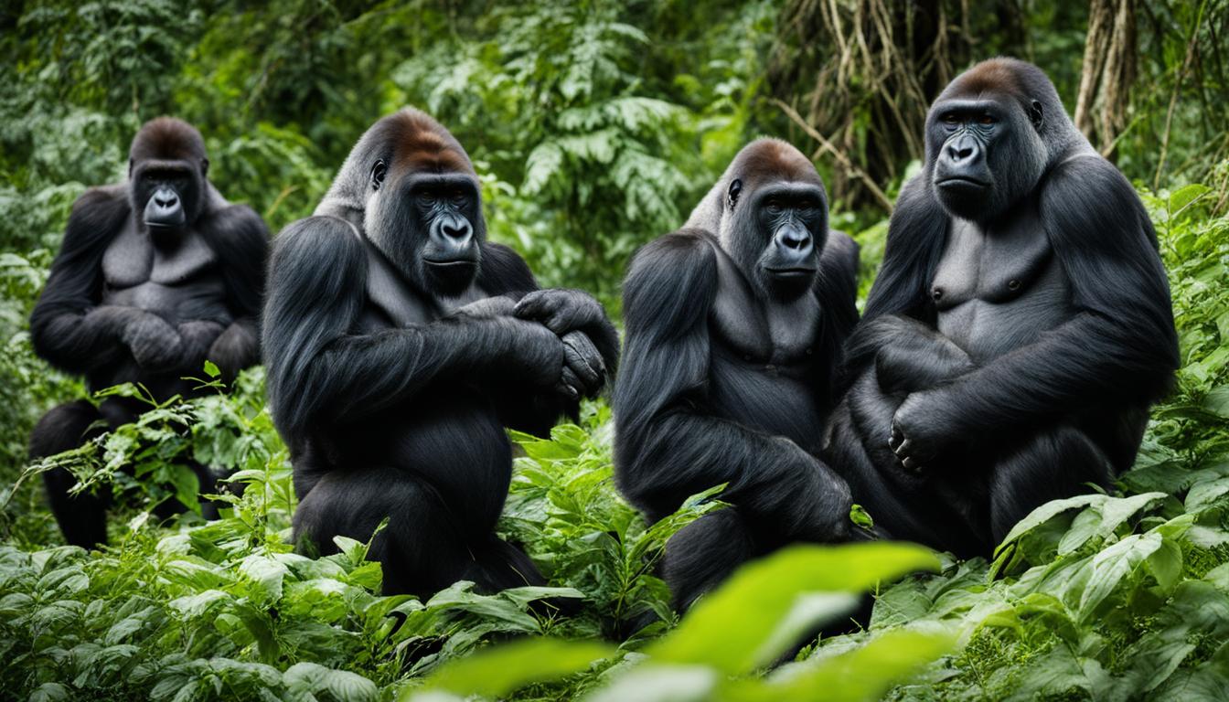 What diseases pose a threat to wild gorilla populations?