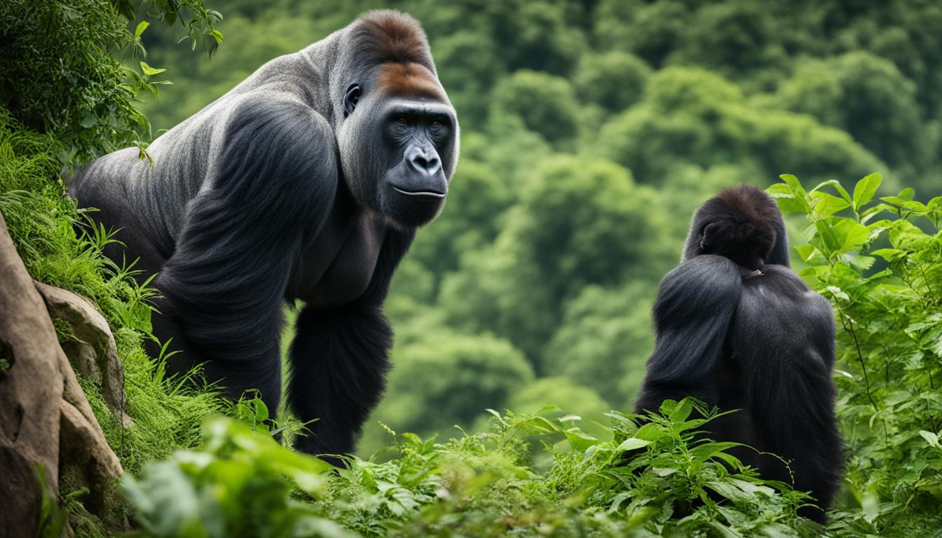 What is the role and significance of a silverback gorilla?