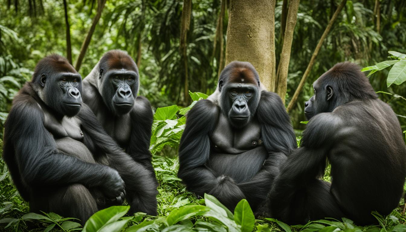 Gorilla social behavior