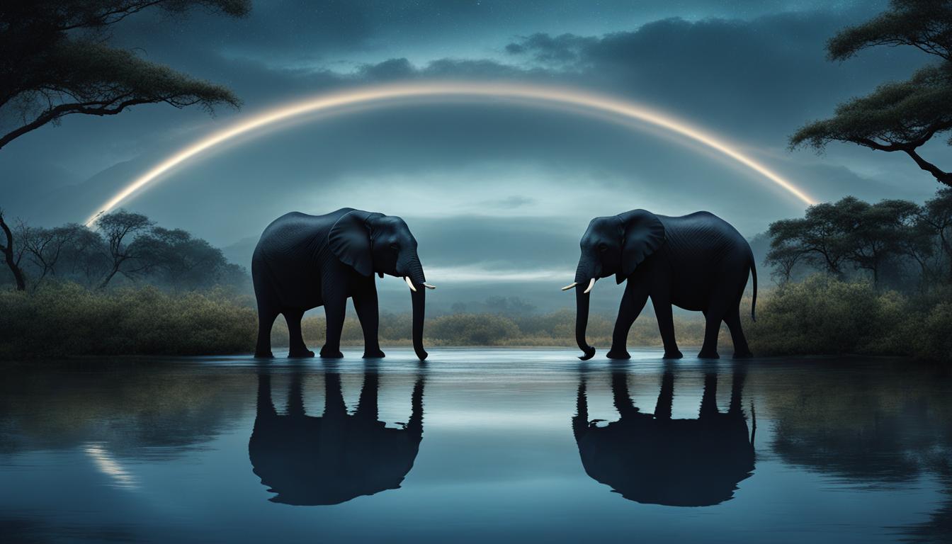 What sounds and communication methods do elephants use?