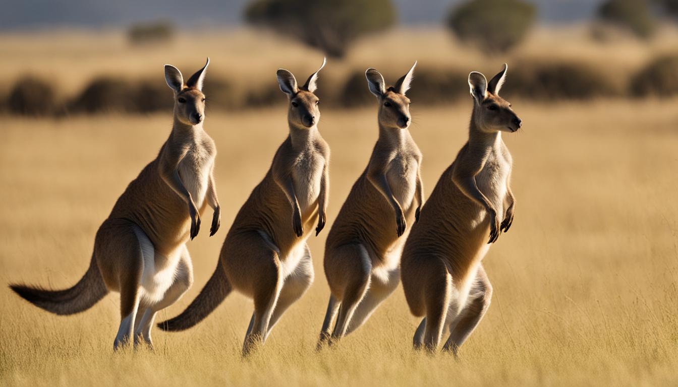 How have kangaroos adapted to their environments?