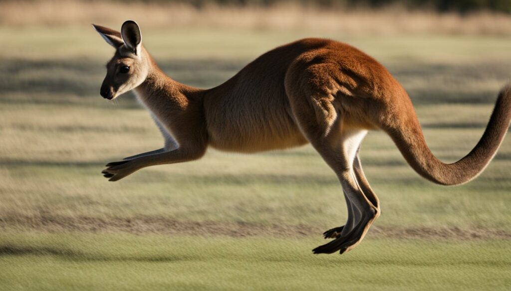 Kangaroo hopping