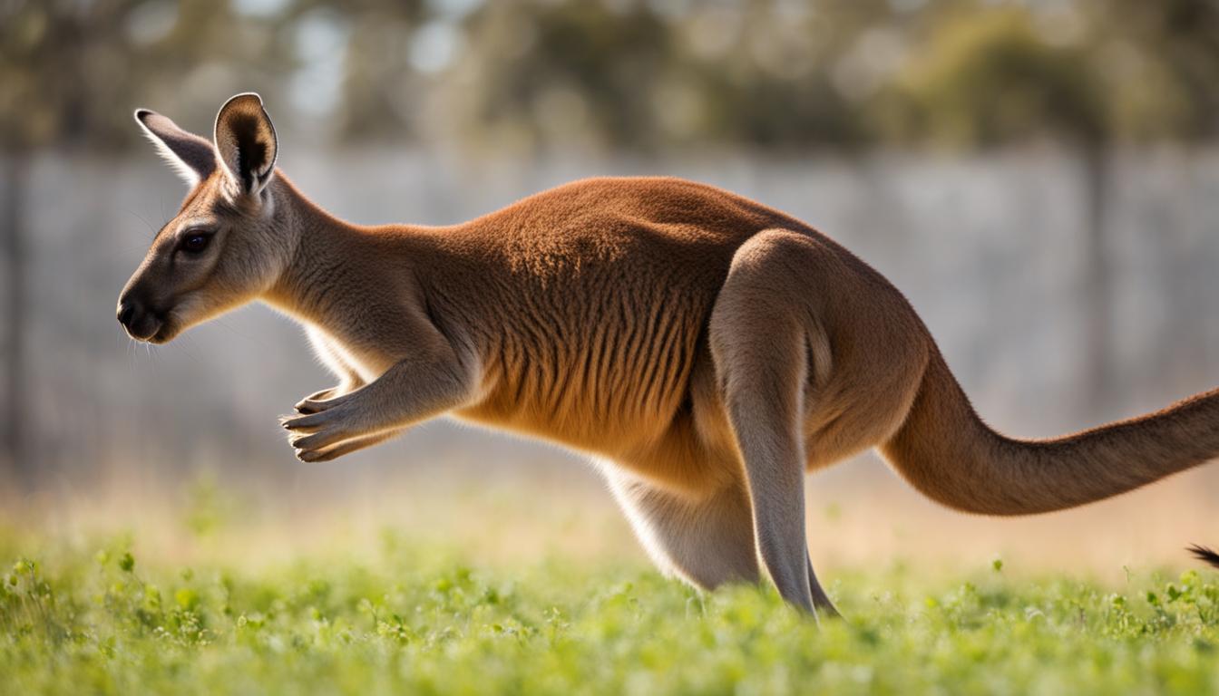 Kangaroo hopping speed