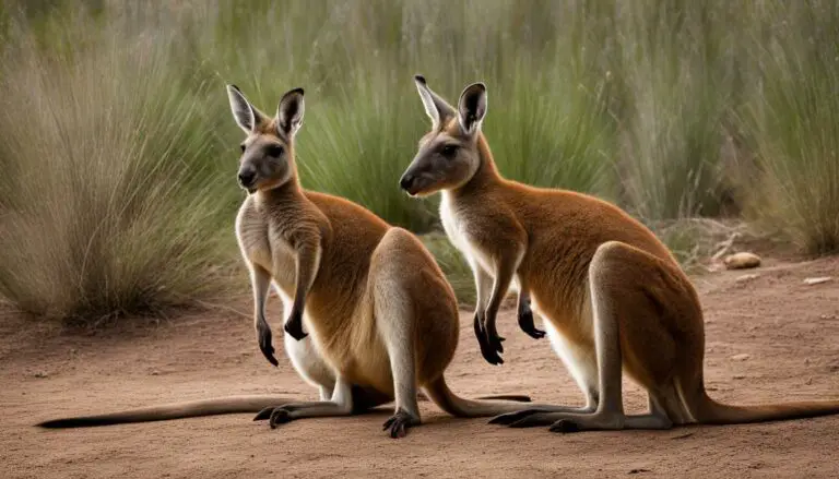 What sounds and communication methods do kangaroos use?