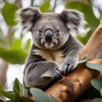 Koala eucalyptus trees