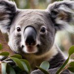 What is the role of the koala’s fur and its coloration?